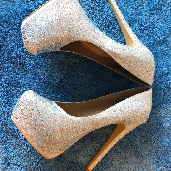 Charlotte Russe Sparkly Heels - Picture 2 of 4